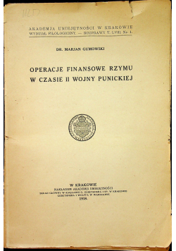 Operacje finansowe Rzymu w czasie II Wojny Światowej 1918 r