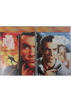 Kolekcja filmów Jamesa Bonda, zestaw 2 płyt DVD
