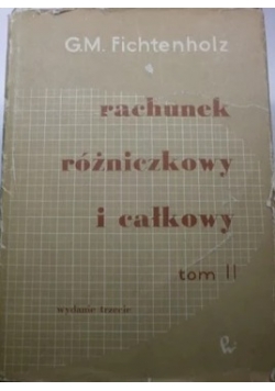 Rachunek różniczkowy i całkowy, tom. III