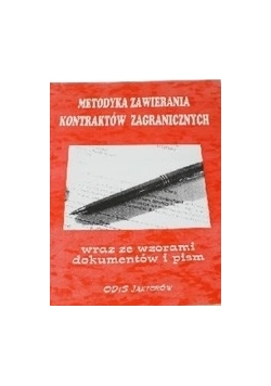 Metodyka zawierania kontraktów zagranicznych