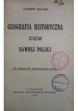 Geografia historyczna ziem dawnej Polski 1900 r.