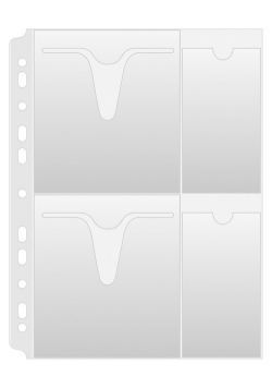 Koszulki na płyty CD/DVD DONAU, PP, A4, groszkowe 25 sztuk
