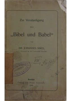 Bibel und Babel 1903r