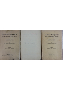 Żywoty Świętych starego i nowego zakonu, 1933r