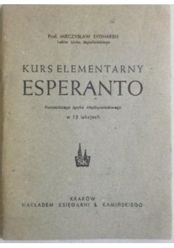 Kurs elementarny esperanto, 1947 r.