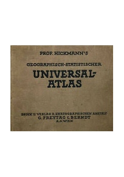 Geographisch-statistischer Universal-Atlas, 1927r.