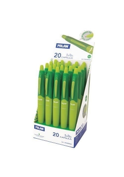 Długopis Capsule zielony (20szt) MILAN