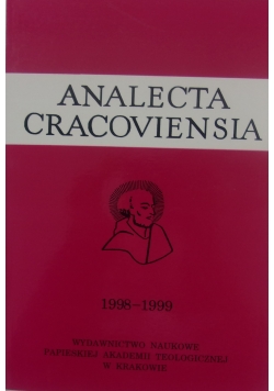 Analecta Cracoviensia 1989-1990