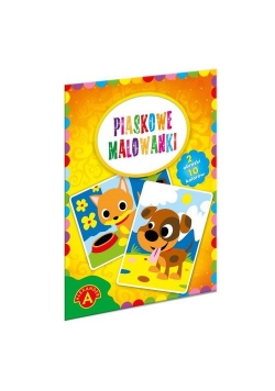 Piaskowe malowanki Piesek, kotek
