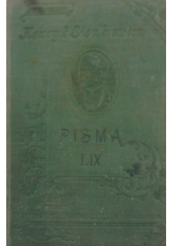 Pisma Henryka Sienkiewicza, tom LIX, 1903r.