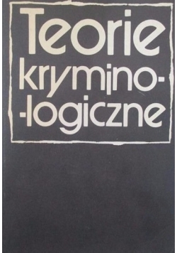 Teorie kryminologiczne