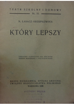 Który lepszy, 1935r.