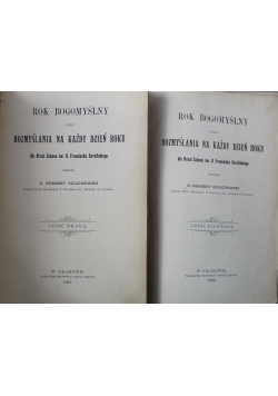 Rok Bogomyślny Część I i II 1902 r.
