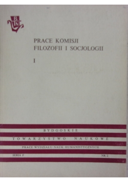 Prace komisji filozofii i socjologii I, nr 2