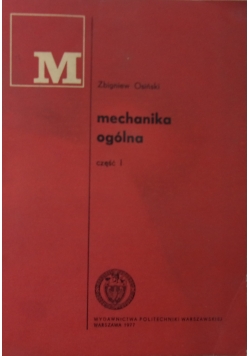 Mechanika ogólna, cz. 1