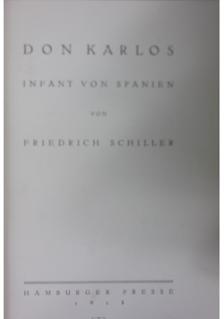 Don Karlos ,1918r.