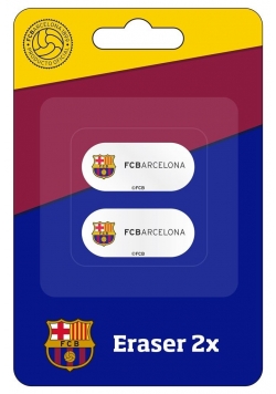 Gumka 2 sztuki FC Barcelona
