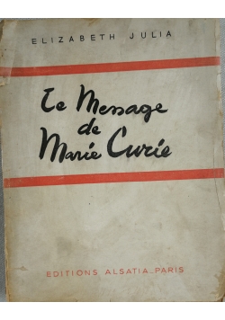Le Message de Marie Curie