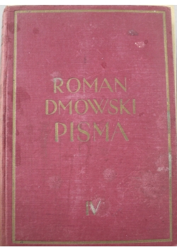 Pisma Dmowski 1938 r.