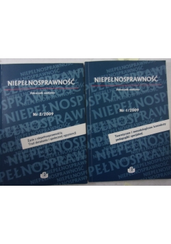 Niepełnosprawność Nr 1 i 2/ 2009