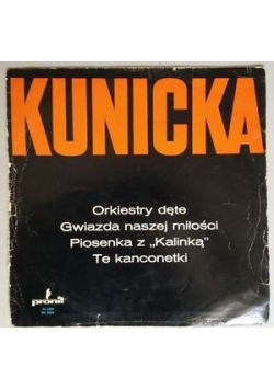 Kunicka , płyta winylowa