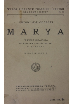 Marya, 1918r.