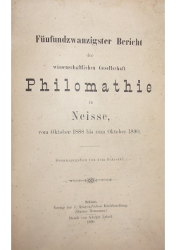 Philomathie ,1890r.