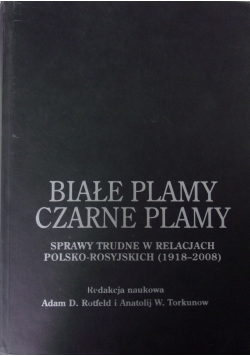 Białe plamy czarne plamy