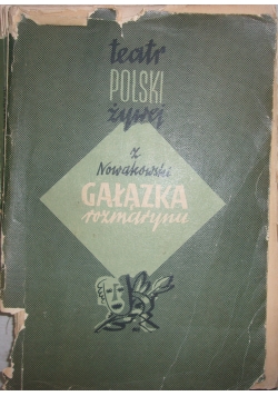 Gałązka rozmarynu, autograf 1938 r.