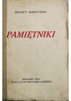 Pamiętniki 1926 r.