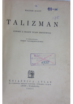 Talizman, 1927 r.