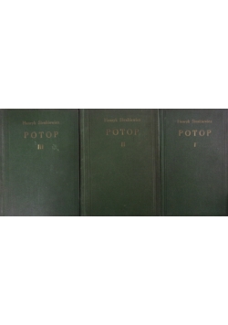 Potop, tom I-III, ok. 1931r.