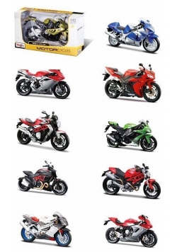 Motocykl 1/12 różne rodzaje