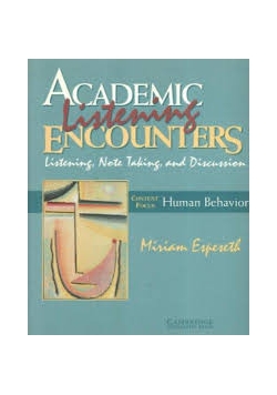 Academic listening encounters