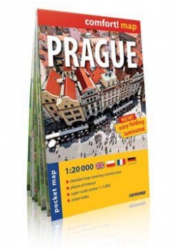 Comfort!map Prague (Praga) 1:20 000 plan miasta