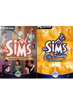 The Sims On Holiday/  The Sims - The People Simulator from the Creator of SimCity, płyty PC CD-ROM
