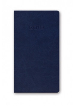Kalendarz 2019 11TB A6 kieszonkowy niebieski