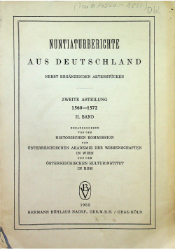 Nuntiaturberichte aus deutschland