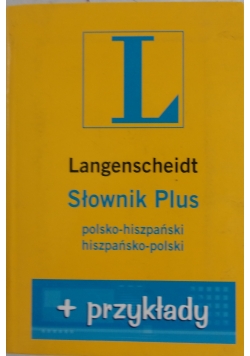 Słownik Plus polsko hiszpański + przykłady