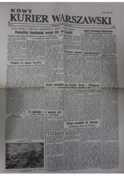 Nowy Kurier Warszawski ,reprint 1943 r., Nr 164 +Afisz