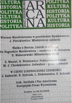 Dwumiesięcznik Arcana nr 48 (6/2002)