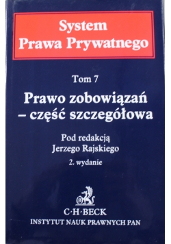System prawa prywatnego Tom 7