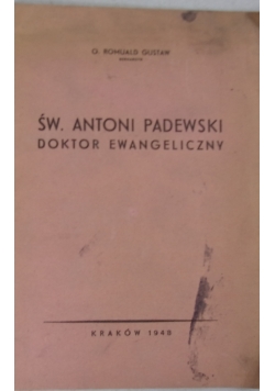 Św. Antoni Padlewski doktor ewangeliczny, 1948r.