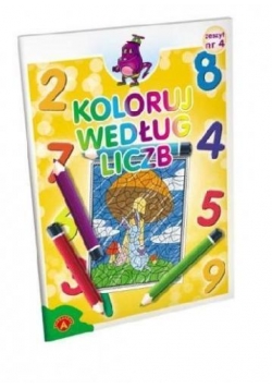 Koloruj według liczb 4 ALEX