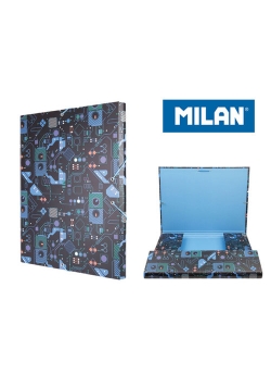Teczka MILAN A4 gruba z gumką CONNECTION