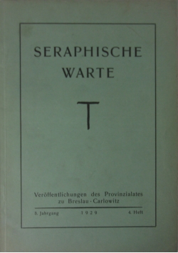 Seraphische Warte, 1929 r.