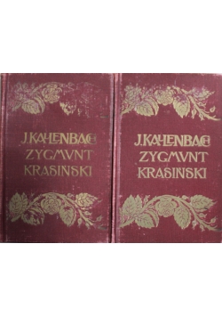 Zygmunt Krasiński 2 książki 1904 r.