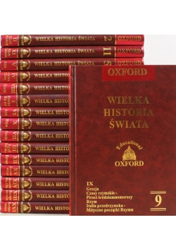Wielka historia świata Tom od I do XVI