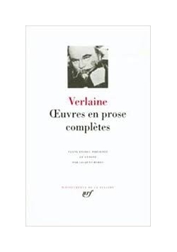 Verlaine OEuvres en prose completes