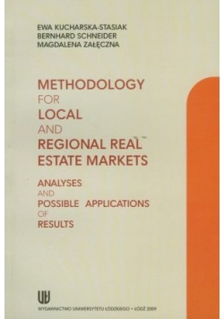 Methodology for local and regional real estate markets